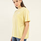 Women's Graphic Oversized T-Shirt - Side View