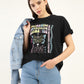 Women's Graphic Oversized T-Shirt - Styleshot View