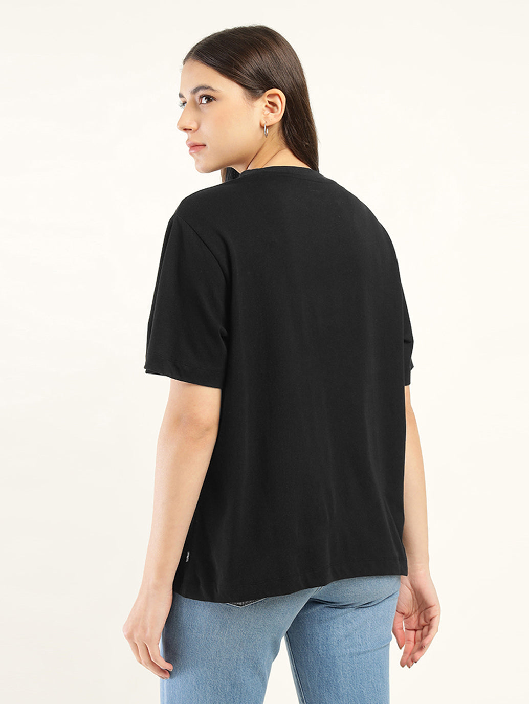 Women's Graphic Oversized T-Shirt - Back View