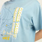 Women's Graphic Print Oversized T-Shirt - Detail View