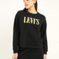 Women's Brand Logo Black Crew Neck Co-ord Set - Detail View
