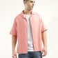 Men's Solid Camp Collar Shirt - Styleshot View