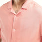 Men's Solid Camp Collar Shirt - Detail View