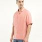 Men's Solid Camp Collar Shirt - Side View