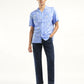 Men's Floral Print Camp Shirt - ModelFront View