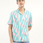Men's Printed Camp Shirt - Front View
