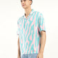 Men's Printed Camp Shirt - Side View