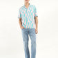 Men's Printed Camp Shirt - ModelFront View