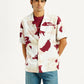 Men's Abstract Multi Color Camp Shirt - Styleshot View