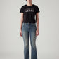 Women's 726 Blue Flared Fit High Rise Tinted Jeans - Front View