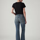 Women's 726 Blue Flared Fit High Rise Tinted Jeans - Back View