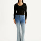 Women's 726 Light Indigo Flared Fit High Rise Jeans - Front View