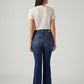 Women's 726 Med Indigo Flared Fit High Rise Jeans - Back View