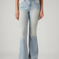 Women's 726 Light Blue Flared Fit High Rise Jeans - Front View