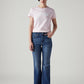 Women's 726 Blue Flared Fit High Rise Jeans - Front View