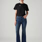 Women's 726 Blue Flared Fit High Rise Tinted Jeans - Front View