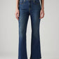 Women's 726 Blue Flared Fit High Rise Tinted Jeans - Front View