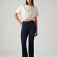 Women's 726 Dark Indigo Flared Fit High Rise Jeans - Styleshot View