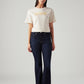 Women's 726 Dark Indigo Flared Fit High Rise Jeans - Front View