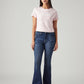 Women's 726 Dark Blue Flared Fit High Rise Jeans - Front View