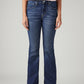 Women's 726 Dark Blue Flared Fit High Rise Jeans - Front View