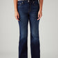 Women's 726 Dark Blue Flared Fit High Rise Jeans - Front View