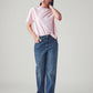 Women's 726 Blue Flared Fit High Rise Jeans - Styleshot View
