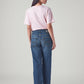 Women's 726 Blue Flared Fit High Rise Jeans - Back View