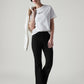 Women's 726 Black Flared Fit High Rise Jeans - Styleshot View