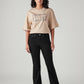 Womens 726 High Rise Flared Fit Cotton Stretch blend Jeans - Front View
