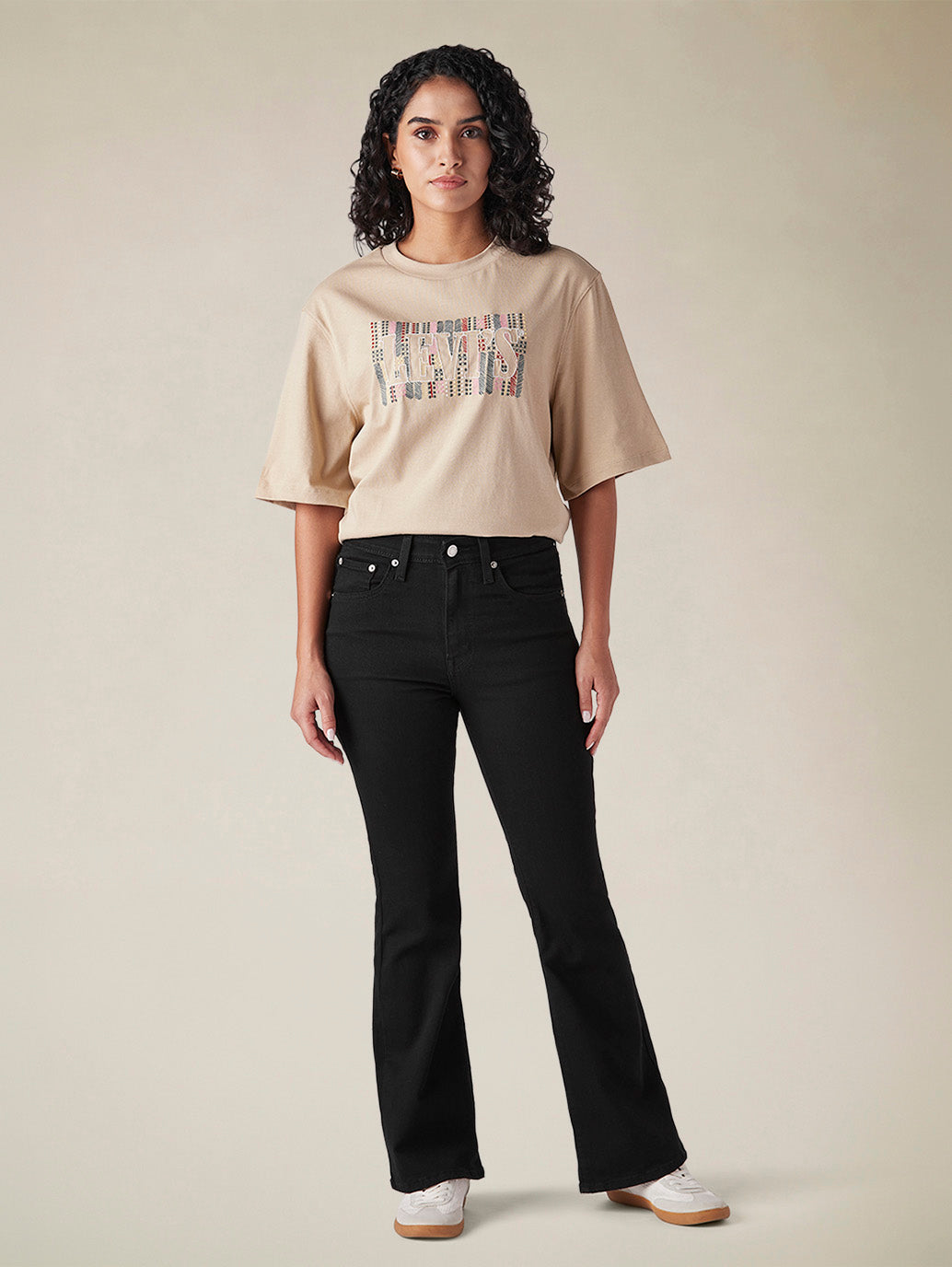 Womens 726 High Rise Flared Fit Cotton Stretch blend Jeans - bbc2807e-8200-4231-a984-c51ca7dc5006 View