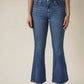 Womens 726 High Rise Flared Fit Cotton Stretch blend Jeans - Front View