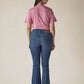 Womens 726 High Rise Flared Fit Cotton Stretch blend Jeans - Back View