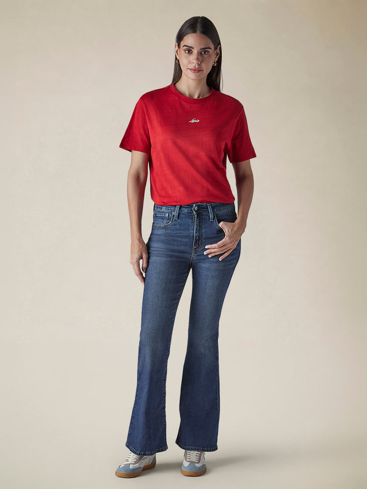Women's 726 Indigo Flared Fit High Rise Jeans