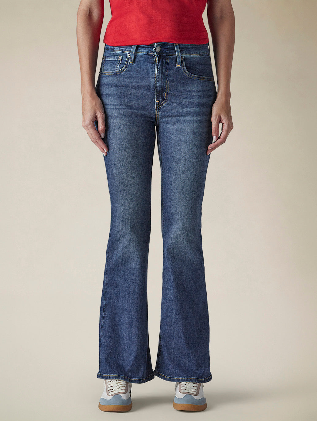 Women's 726 Indigo Flared Fit High Rise Jeans - 3c285a2f-0666-48ff-90a6-26fb105a6d0f View