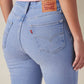 Womens 726 High Rise Flared Fit Cotton Stretch blend Jeans - Detail View