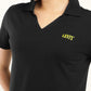 Women's Solid Polo T-Shirt - Detail View