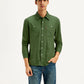 Men's Solid Slim Fit Shirt - Front View