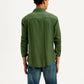 Men's Solid Slim Fit Shirt - Back View