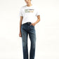 Men's 513 Indigo Slim Straight Fit Mid Rise Jeans - Front View