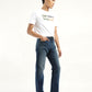Men's 513 Indigo Slim Straight Fit Mid Rise Jeans - Side View
