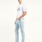 Men's 513 Light Indigo Slim Straight Fit Mid Rise Jeans - Side View