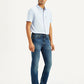 Men's 513 Dark Indigo Slim Straight Fit Mid Rise Jeans - Side View
