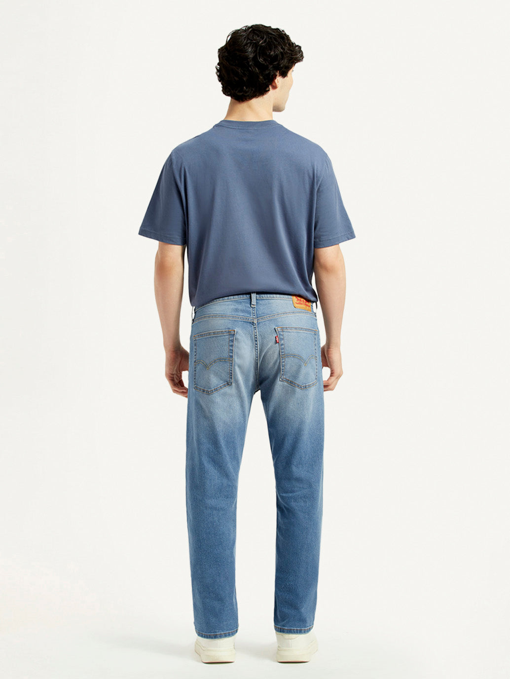 Men's 513 Light Indigo Slim Straight Fit Mid Rise Jeans - Back View