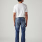 Men's 513 Blue Slim Straight Fit Mid Rise Jeans - Back View