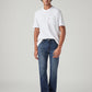 Men's 513 Blue Slim Straight Fit Mid Rise Jeans - Styleshot View