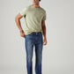 Men's 513 Blue Slim Straight Fit Mid Rise Jeans - Styleshot View