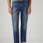Men's 513 Blue Slim Straight Fit Mid Rise Jeans - Front View