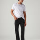 Men's 513 Black Slim Straight Fit Mid Rise Jeans - Styleshot View