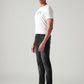 Men's 513 Black Slim Straight Fit Mid Rise Jeans - Side View